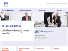 Tablet Screenshot of cps-systemhaus.com